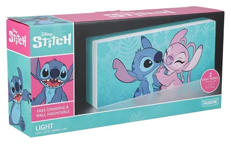 Paladone Stitch Light Disney / Nástenná alebo stolná lampa / 2 režimy svietenia / 2x AAA