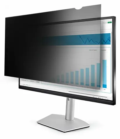 31,5" StarTech Privacy Screen / Filter na ochranu súkromia / 16:9 / Bezrámčekový / Lepiaca inštalácia