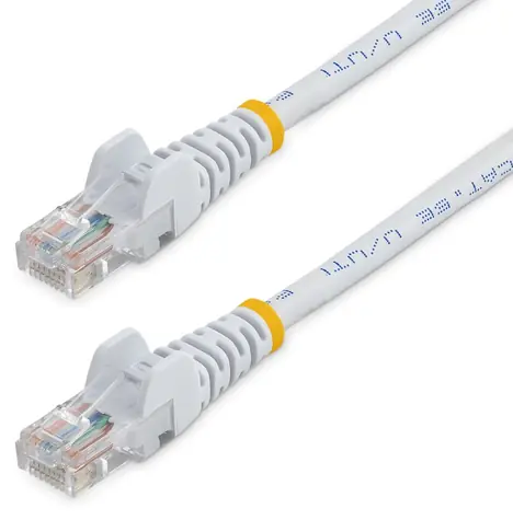 StarTech biela / Patch kábel / UTP / CAT5e / 5 m / Snagless / PoE