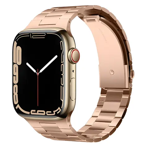 Elago Metal Band ružovo-zlatá / Remienok pre Apple Watch / 44/45/46 mm