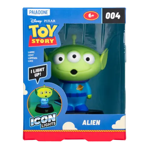 PALADONE Stolová lampa Icon Light Toy Story Alien / 2x AAA batérie / Licencia Toy Story