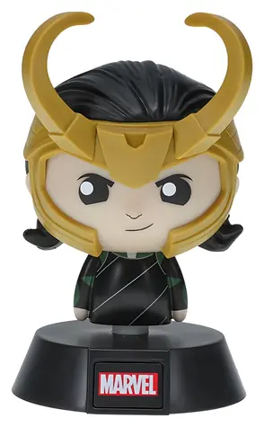 PALADONE Lampička Icon Light Loki / MARVEL / 2x AA batéria
