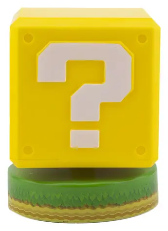 Paladone Icon Light Question Block Super Mario / Stolová lampa / 10 cm / 2x AA