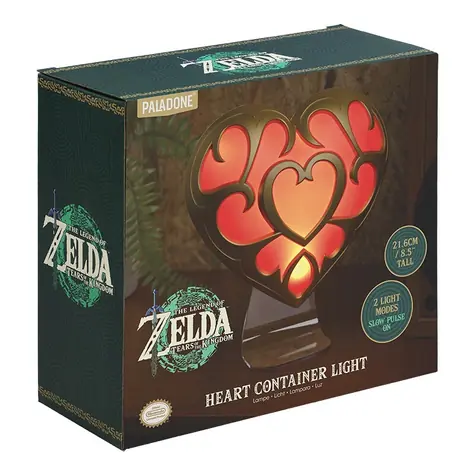 Paladone Heart Container Light Zelda / Stolová lampa / 3x AAA