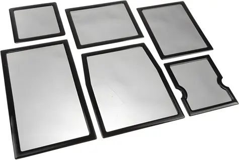 DEMCiflex Cooler Master HAF XM čierna / Súprava prachových filtrov / magnetické