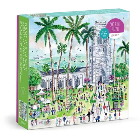 Galison Puzzle Michael Storrings Nedeľa v Palm Beach / 500 dielikov / od 8 rokov