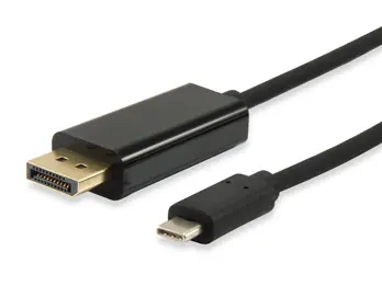 Equip USB-C - DisplayPort čierna / Adaptér / 4K / 1,8 m