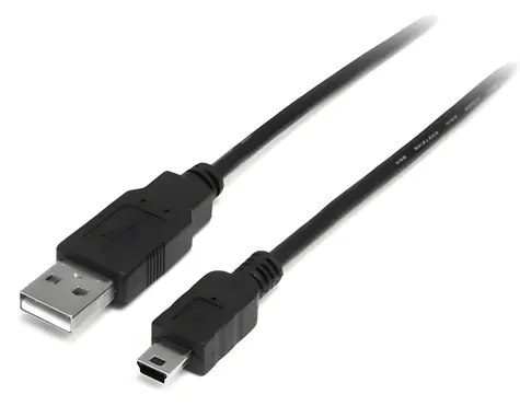 StarTech USB-A - mini USB čierna / Kábel USB / USB 2.0 / 2m