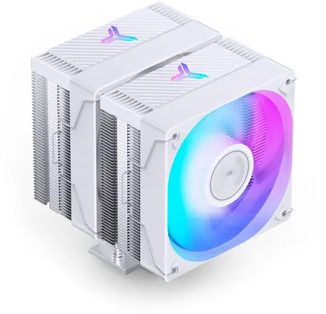 Jonsbo CR-3000E biela / Chladič procesora / Dual-Tower / RGB / 120mm / AM5