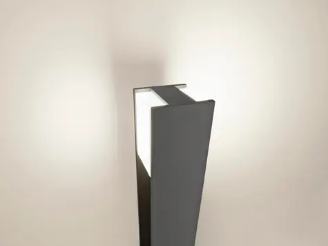Philips Bridge 42W antracit / Vonkajšie stĺpikové svietidlo / E27 / 80 cm / IP44