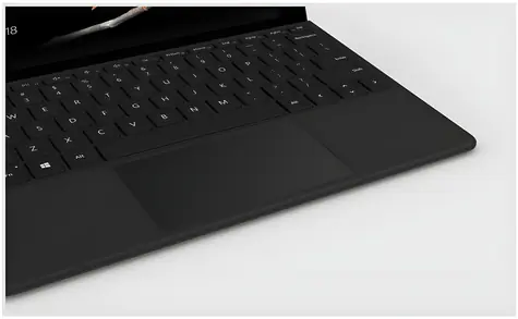 Microsoft Surface Go Type Cover čierna / Klávesnica pre tablet / S trackpadom / Podsvietená / QWERTY maďarská