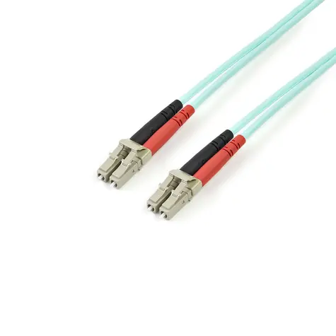 StarTech LC/LC Aqua / Optický patch kábel / 3 m / Multimode OM3 50/125 / Duplex / LSZH
