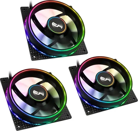 Cryorig Crona S čierna / Ventilátor / PWM / ARGB / 120mm / 3 ks