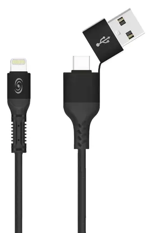 Fonex Lightning - USB-C 1 m čierna / Kábel / Speed Charge 10 W