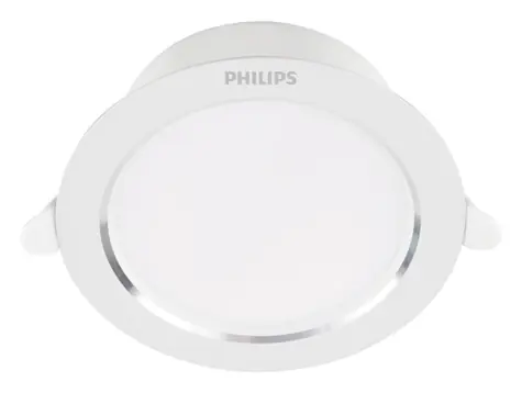Philips Diamond biela / Podhľadové LED svietidlo / 1x3, 5W / 300lm / 3000K / IP20 / 9,5 cm