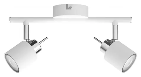 Philips Meranti 2x35W biela / bodové svietidlo / GU10 / bez zdroja / IP20