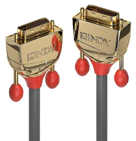Lindy DVI-D Dual Link kábel 7,5m čierna / Kábel / DVI-D - DVI-D
