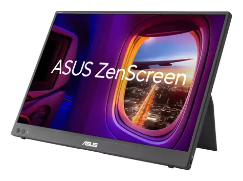 16" Asus ZenScreen MB16FC čierna / Prenosný monitor / IPS / WUXGA / 75Hz / USB-C / mini-HDMI