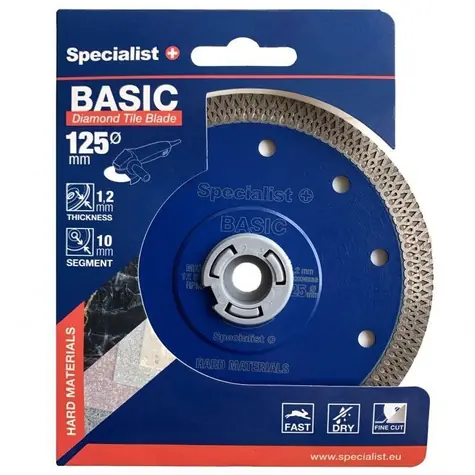 Specialist Basic / Diamantový rezný kotúč / 125x22 mm / šírka rezu 1,2 mm