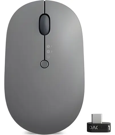 Lenovo Go Wireless Multi-Device čierna, šedá / Bezdrôtová myš / 5 tlačidiel