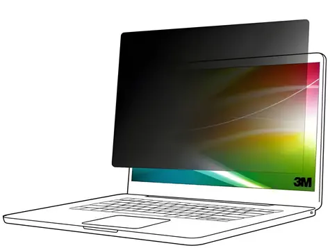 3M Bright Screen Privacy Filter / Filter súkromia na notebook / 13,3" / Lepiace upevnenie