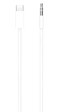 Apple Audio kábel USB-C - 3,5 mm Jack biela / Audio kábel / 3,5 mm Jack / USB-C / 1,2 m