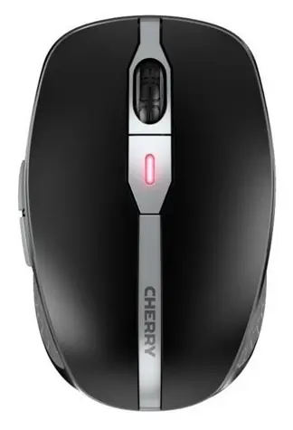 Cherry MW 9100 čierna / Bezdrôtová myš / Bluetooth 4.0 a 2,4 GHz / 1000-2400 DPI / USB-C nabíjanie