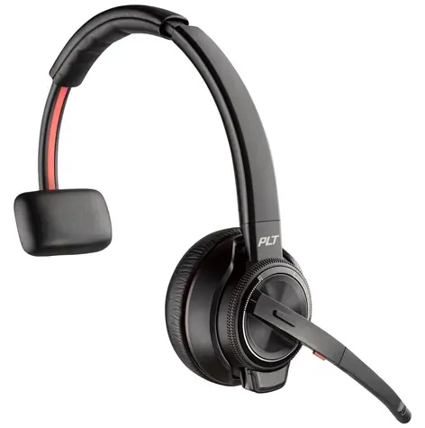 Poly Savi S8210UC-M čierna / Bezdrôtová náhlavná súprava / mikrofón / jedno slúchadlo / DECT / Bluetooth
