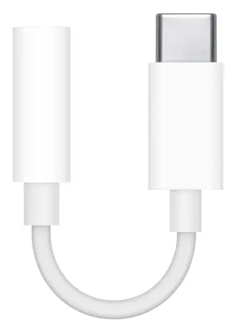 Apple Redukcia USB-C na Jack 3,5mm biela / Redukcia / USB-C / Jack 3,5mm