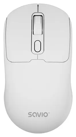 Savio MB-05 biela / Bezdrôtová myš / Bluetooth / 1600 DPI