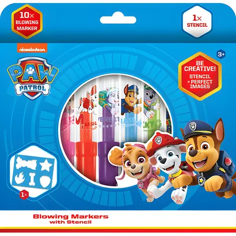 JIRI MODELS Fixy fúkacie Paw Patrol / 10+1 ks / šablónka