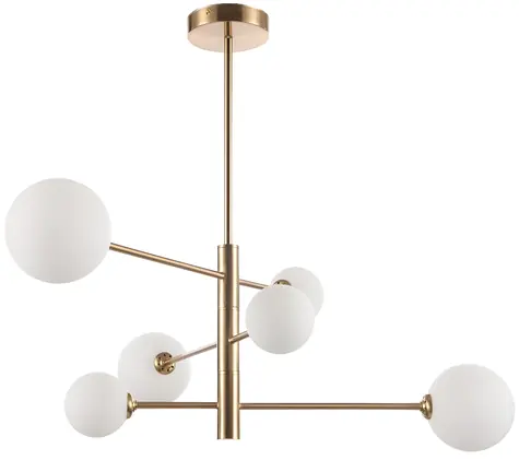 Light Presti Dorado zlatá / Závesné svietidlo / 6x G9