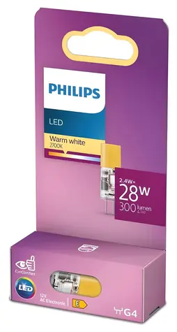 Philips LED žiarovka G4 matná / LED žiarovka / 2,7 W / 300 lm / 2700K / 12V
