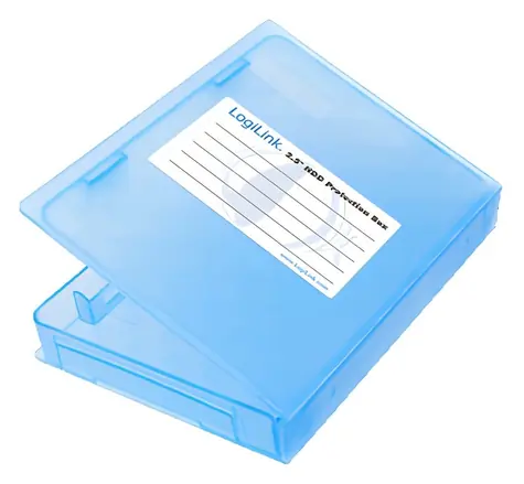 LogiLink ochranný box pre 2,5" HDD modrý / Ochranný box / Vodeodolný
