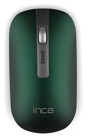 INCA IWM-531RY zelená / Bezdrôtová myš / 1600 DPI / 4 tlačidlá / Bluetooth