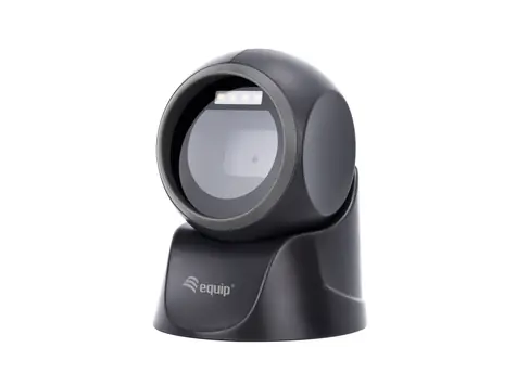 Equip 2D Omni-direkčná stolná čítačka čiarových kódov čierna / Čítačka čiarových kódov / Pultová / 1D/2D / USB / IP54