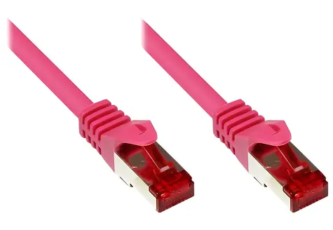 Good Connections Cat.6 S/FTP magenta / Patch kábel / 10 m / 250 MHz / RJ-45