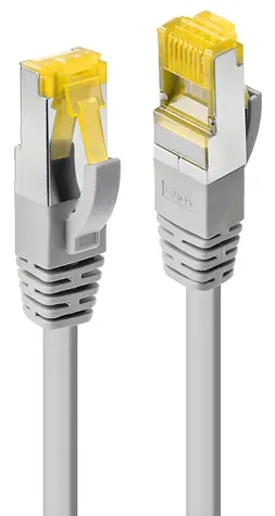 Lindy Cat7 S/FTP 0, 3M šedá / Patch kábel / RJ45-RJ45 / LSZH / 600 MHz