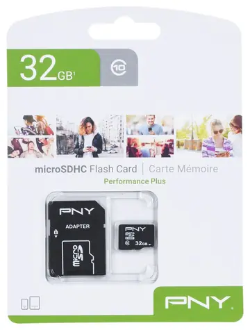 PNY Performance PLUS microSDHC 32 GB / Pamäťová karta / Class 10