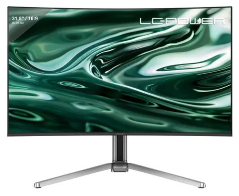 31,5" LC-Power LC-M32UCO čierna / Monitor / QD-OLED / Curved / 4K UHD / 165Hz / 0,03ms / HDMI 2.1 + DP 1.4