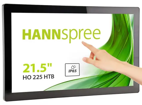 21,5" Hannspree HO225HTB čierna / Monitor / Dotykový / FHD / VGA+HDMI