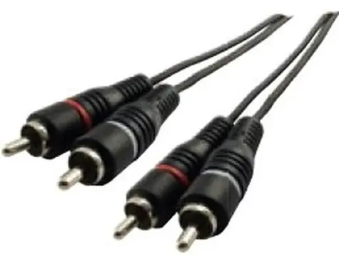 Schwaiger audio kábel 2x Cinch - 2x Cinch 5 m čierna / Audio kábel / CINCH (RCA) / Prepojovací