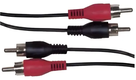 Schwaiger čierna / Prepojovací audio kábel / 2x Cinch - 2x Cinch / 10 m