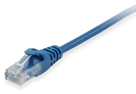 Equip modrá / Patch kábel / Cat6a U/UTP / RJ45-RJ45 / 0,5 m