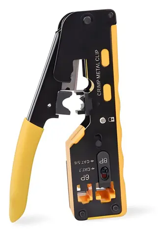 Digitus Multi-Modular / Krimpovacie kliešte / RJ45 (8P8C) / RJ12 (6P6C) / RJ11 (6P4C) / CAT 5e/6