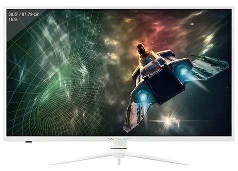 38.5" LC-Power LC-M39-QHD-165-C biela / Monitor / Curved / VA / QHD / 165Hz / 1ms / FreeSync