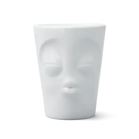 Fiftyeight Hrnček Küssend biela / Hrnček / 350 ml / porcelán