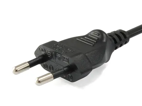 Equip Euro 2pin - C7 čierny (112161) / Napájací kábel / 3 m / 250 V / 2,5 A