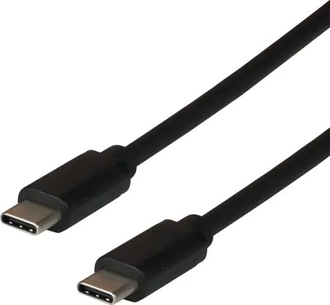 EFB USB-C - USB-C kábel 2 m čierna / Kábel / USB 2.0 / 480 Mbit/s / 3 A