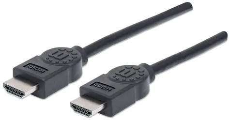 Manhattan High Speed čierna / HDMI kábel / HDMI (M) - HDMI (M) / 1,8 m / 4K 30Hz / tienený
